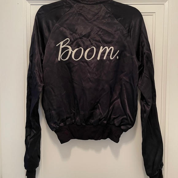Reformation Boom 💥 silk bomber jacket XS/S - Picture 5 of 7
